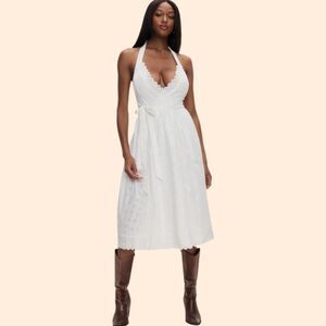 Frankies Bikinis x Bella Hadid Wrap Midi Dress